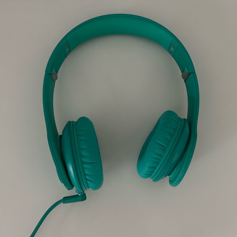 Teal Beats By Dre Wired Headphones
